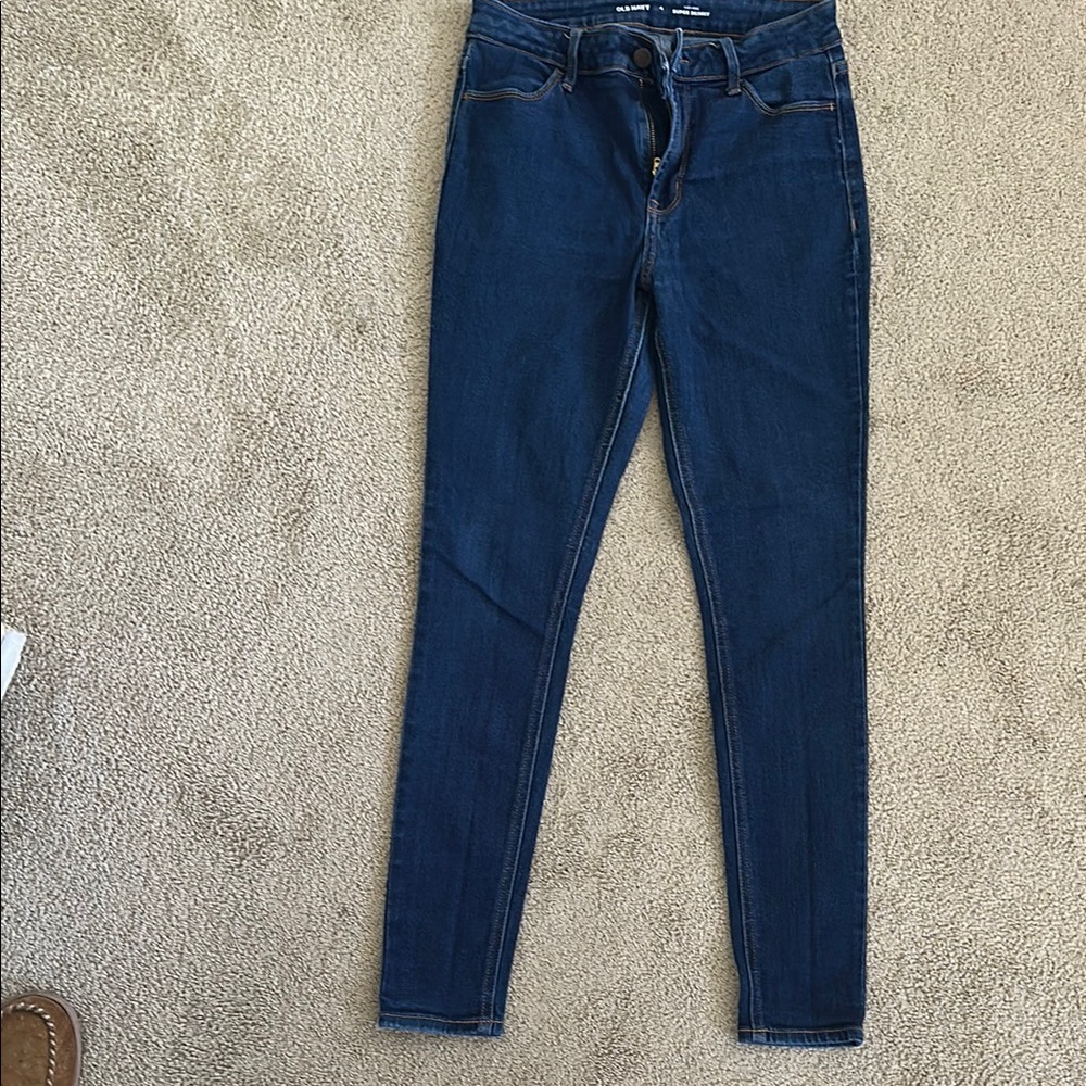 Old Navy super skinny high rise jeans